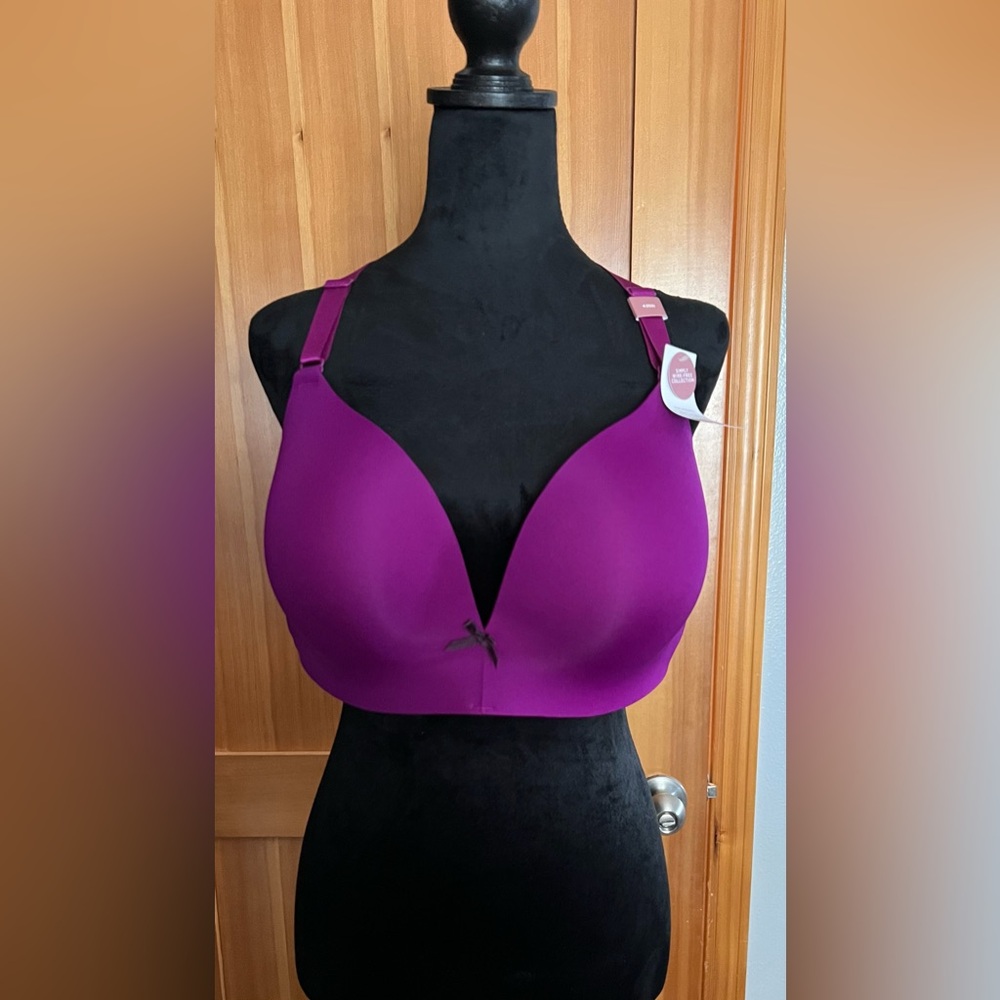 Lane Bryant Purple Uplift Plunge Wire-free